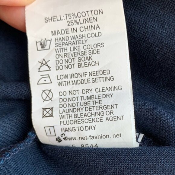 Girls Linen/Cotton Blend Palazzo Pants - Picture 3 of 10